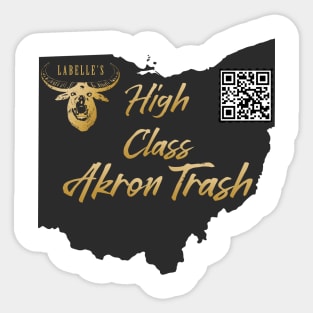 AKRON TRASH Sticker